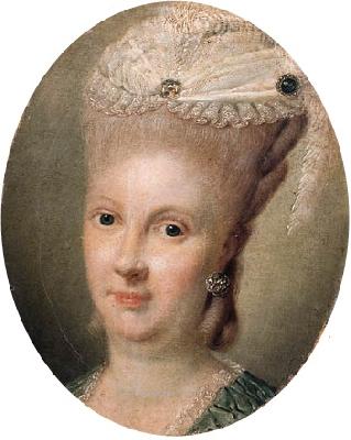 Matthieu, Georg David Portrait of Louise of  Altenburg Sweden oil painting art